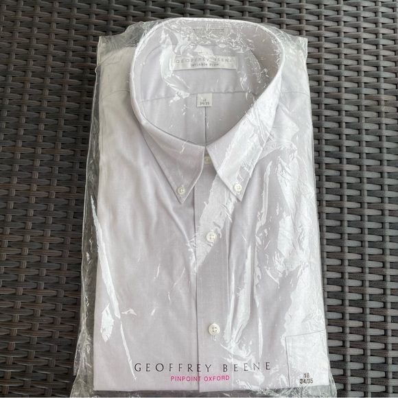 Geoffrey Beene | Shirts | Geoffrey Beene Pinpoint Oxford Button Down Dress  Shirt Size 8 3435 | Poshmark